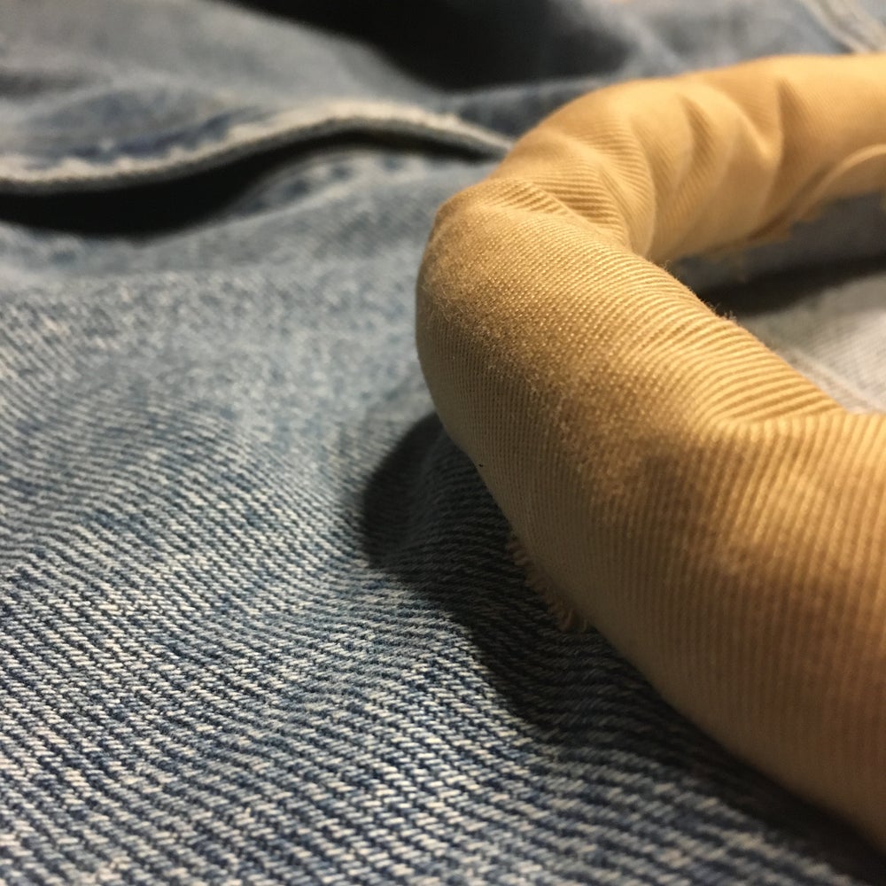 “An opening” Reworked Calvin Klein denim shorts