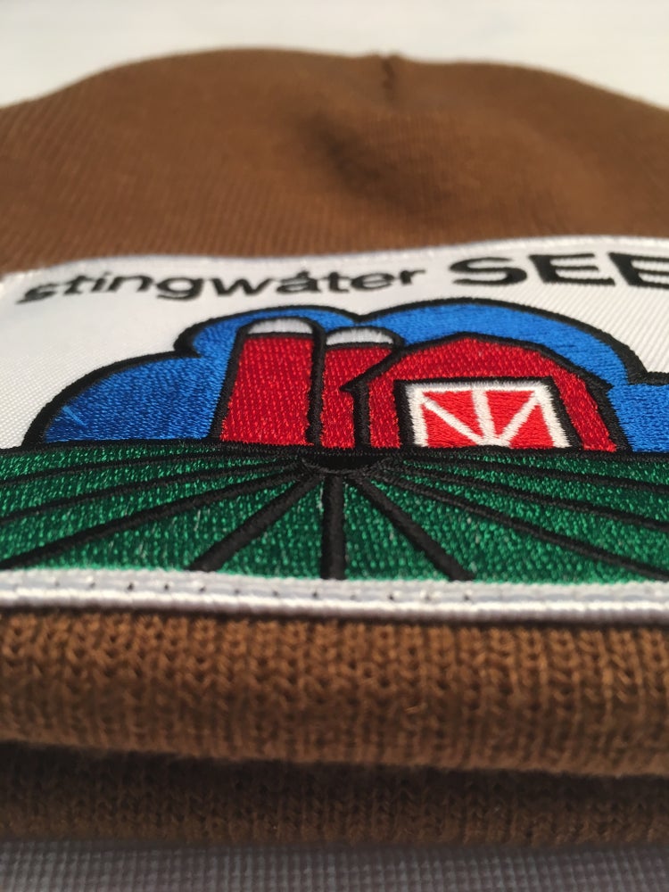 Stingwater Seed Beanie Coffee w Almondmilk Brown