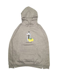 Lemon sting hoodie heather grey