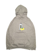 Lemon sting hoodie heather grey