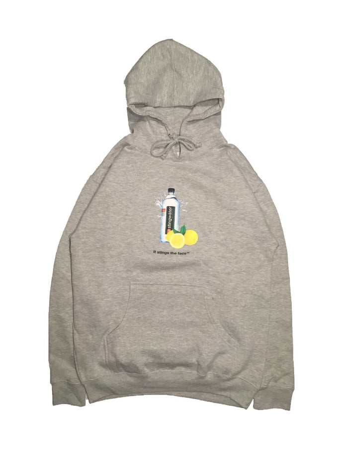 Lemon sting hoodie heather grey