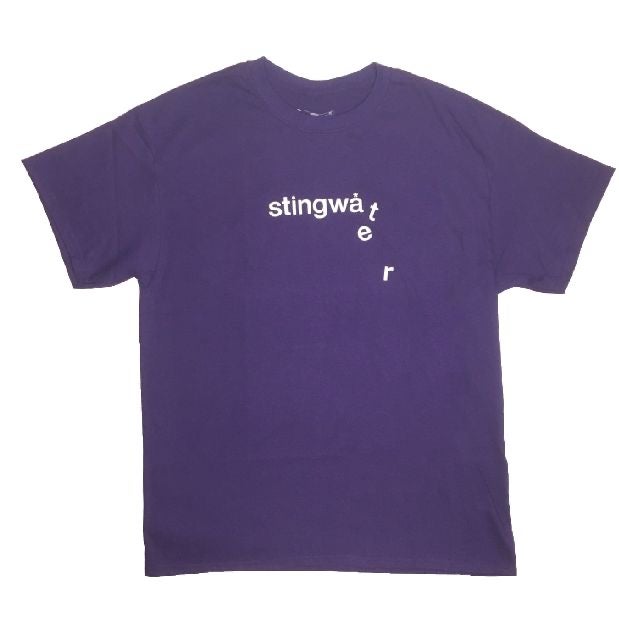 Stingwater Wilted Logo T-Shirt Purple
