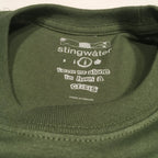 Empty Your Mind/Skull Long Sleeve T Shirt Military Green
