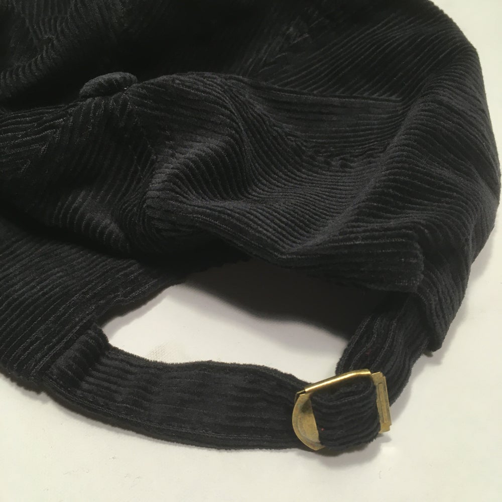 Wilted Logo Corduroy Hat Black