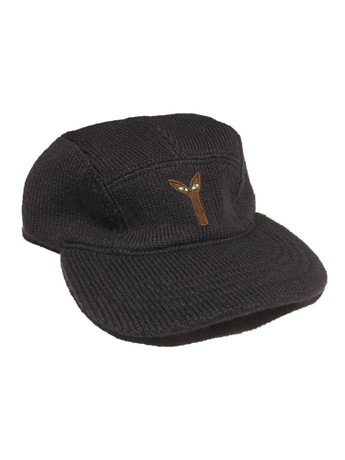 Aya knitted camp hat navy
