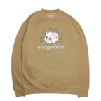 Leave Me Alone I'm Tryin' to Groe Crewneck Sweatshirt Sand