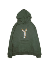 Load image into Gallery viewer, Aya’s frozen tears hoodie forest green
