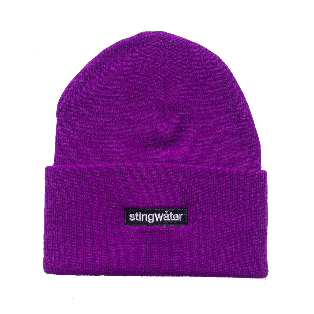 Aga Patch Beanie Purple