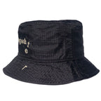 Nylon Melting Logo Crusher Hat Black