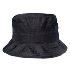 Nylon Melting Logo Crusher Hat Black