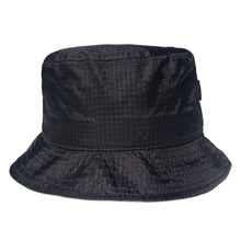 Load image into Gallery viewer, Nylon Melting Logo Crusher Hat Black
