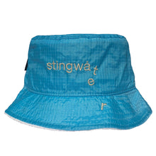 Load image into Gallery viewer, Nylon Melting Logo Crusher Hat Icy Blue
