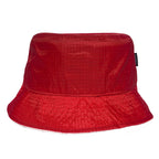 Nylon Melting Logo Crusher Hat Red