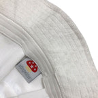 Nylon Melting Logo Crusher Hat White
