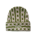 Chain Beanie Army Green