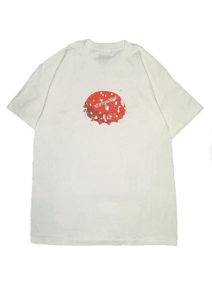 Bottle cap t shirt white