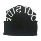 Outside is nothing beanie black (Proceeds go to a vaccine for Covid19)