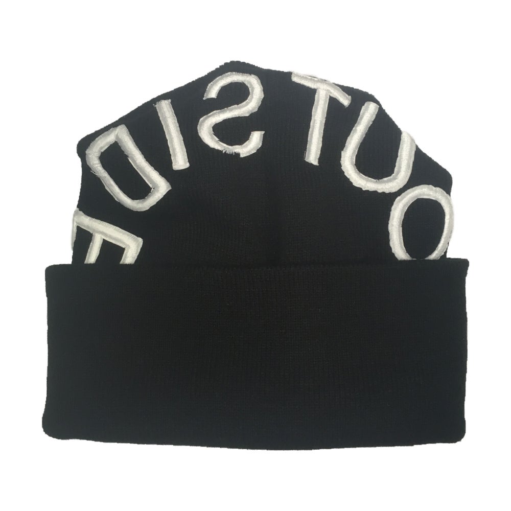 Outside is nothing beanie black (Proceeds go to a vaccine for Covid19)