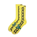 Aapi in Chains Socks Alkaline Yellow