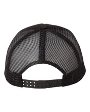 Load image into Gallery viewer, 토니 𝙃𝘼𝙒𝙆 ˢᵀᴬ Trucker Hat Black/Silver
