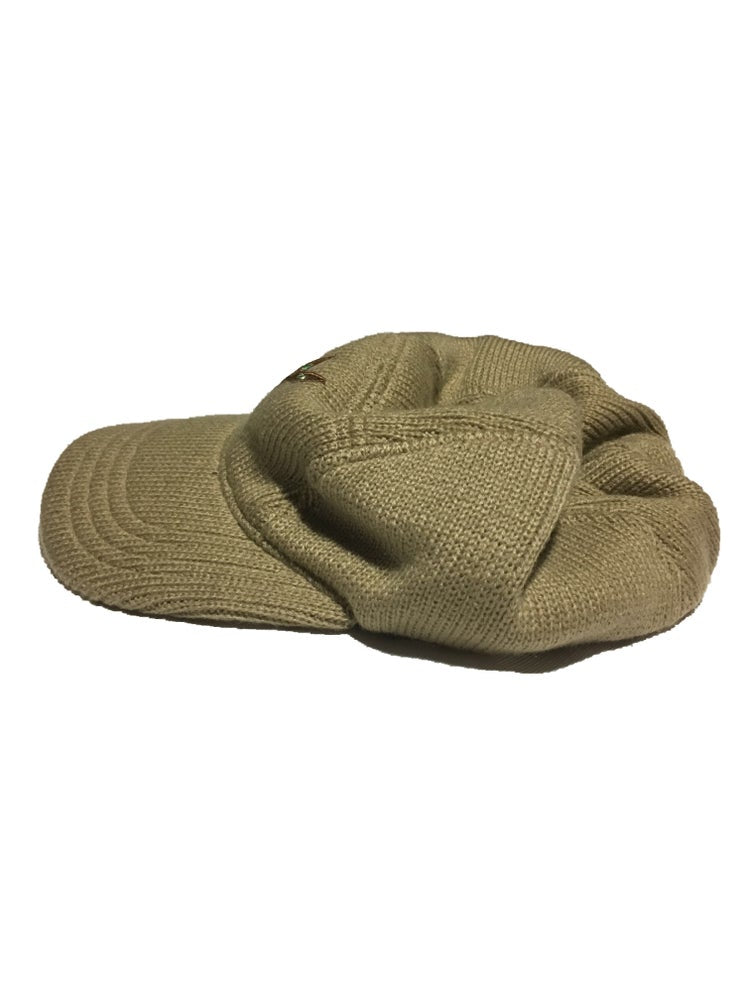 Aya knitted camp hat beige