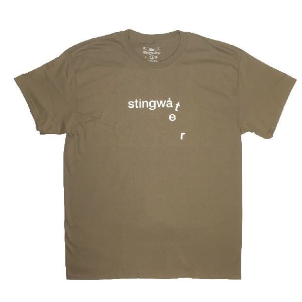 Stingwater Wilted Logo T-Shirt Speshal Broewn