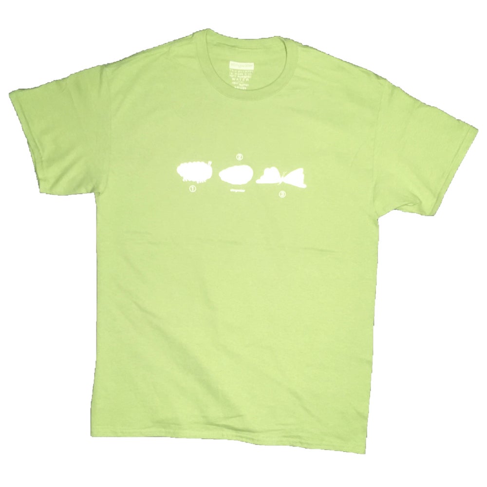 Metamorphosis T shirt kiwi green
