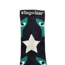 Load image into Gallery viewer, Aapi and Star Socks Black
