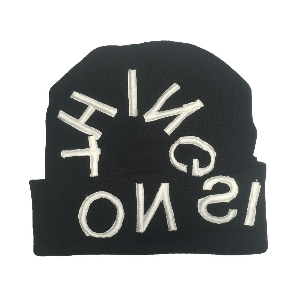 Outside is nothing beanie black (Proceeds go to a vaccine for Covid19)