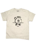 PAID 2 SK8 T Shirt Light Grey