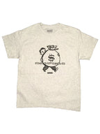 PAID 2 SK8 T Shirt Light Grey