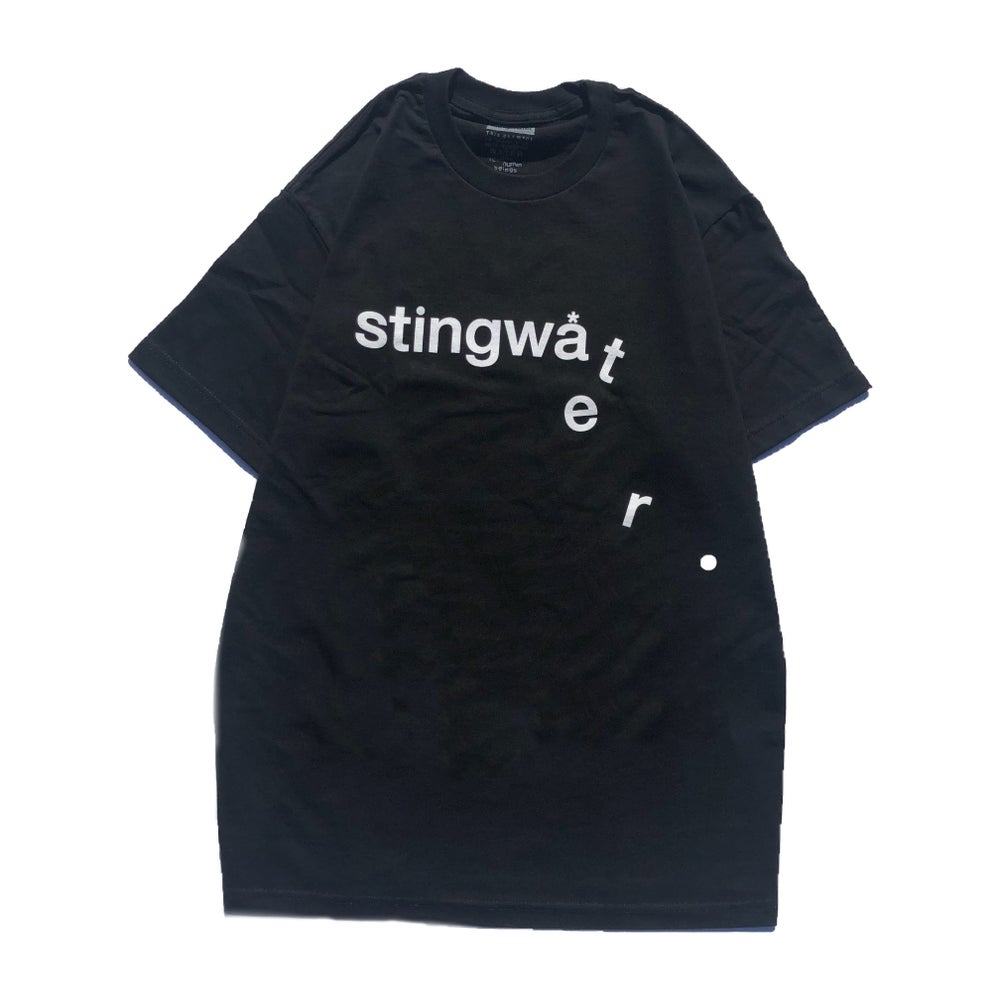 Drip Logo T Shirt Black