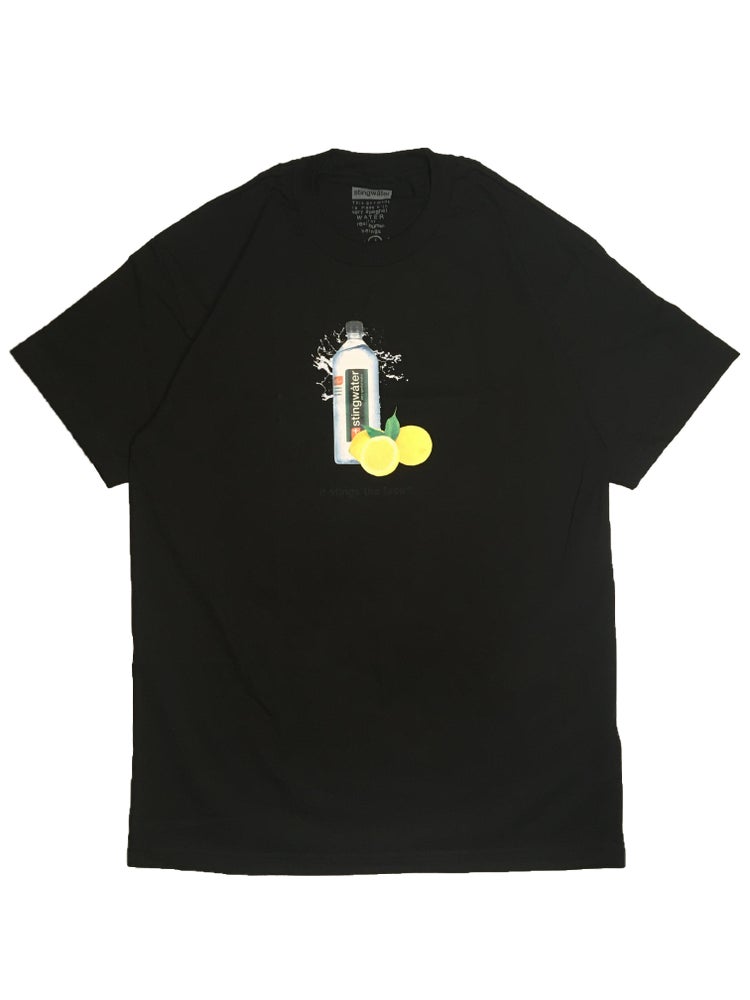 Lemon sting t shirt black