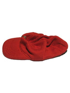 Aya knitted camp hat red