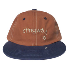 Load image into Gallery viewer, Two Tone Melting Logo Hat Brown/Navy
