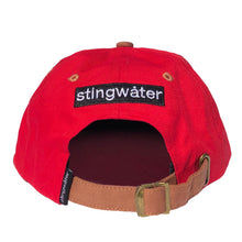 Load image into Gallery viewer, Two Tone Melting Logo Hat Red/Brown

