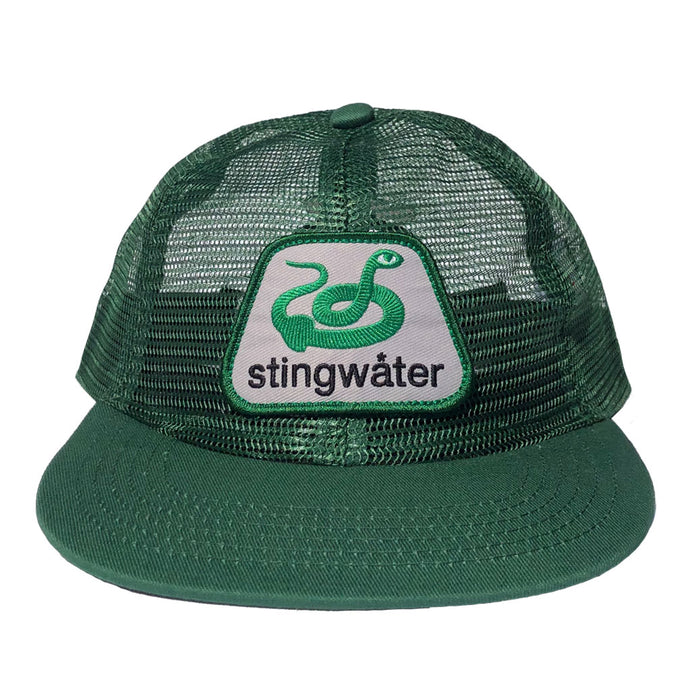 Stingwater Snake Mesh Hat Green