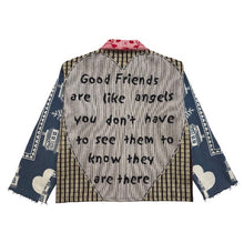 Load image into Gallery viewer, Good friends are like angels Jacket
