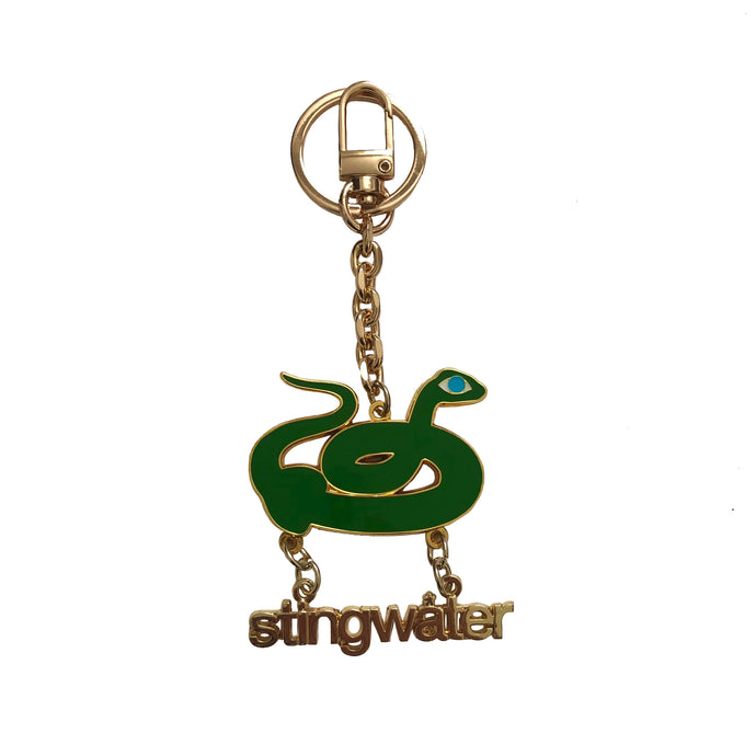 Groeing Snake Keychain Green