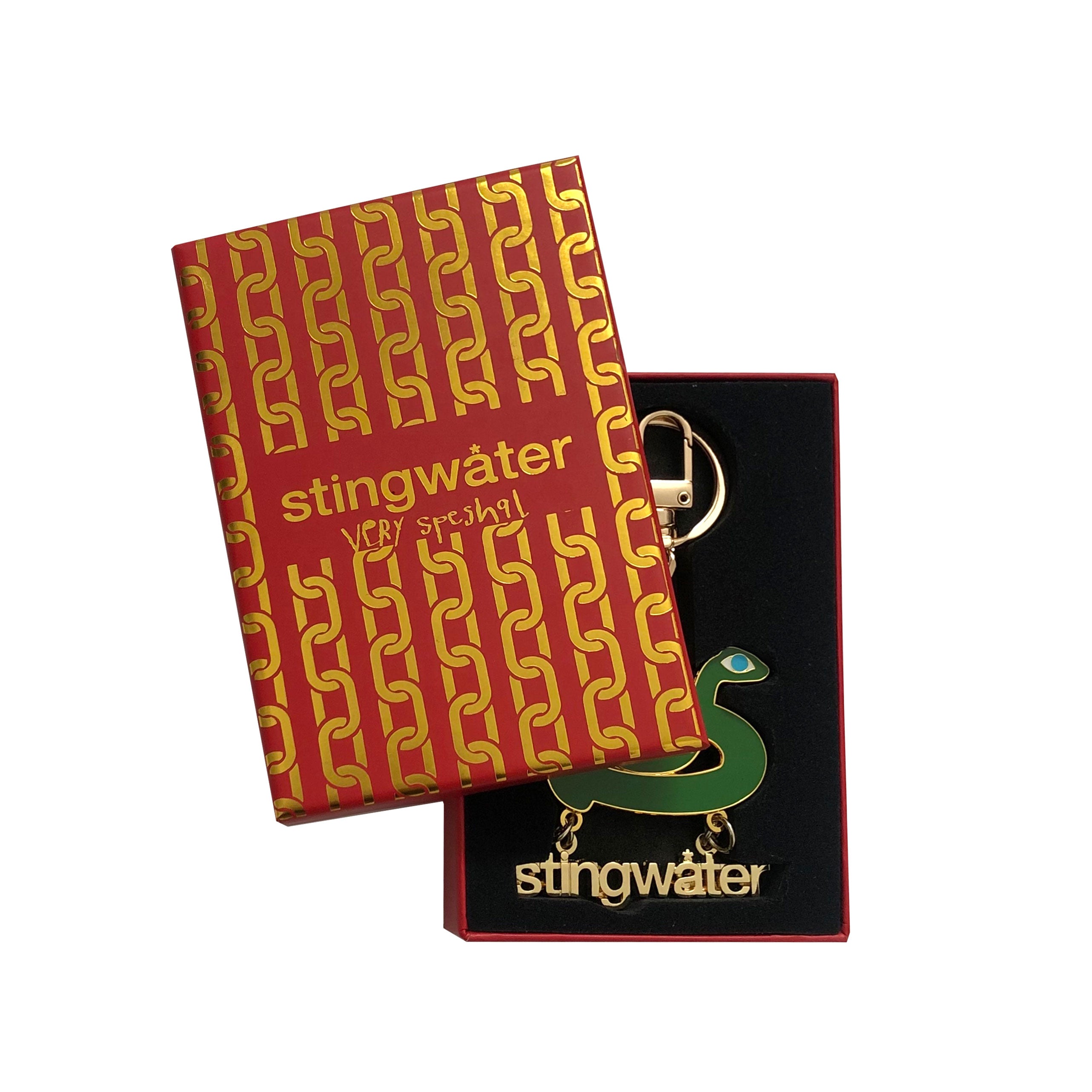 Groeing Snake Keychain Green