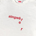 Classic Stingwater Melting Logo T-Shirt White