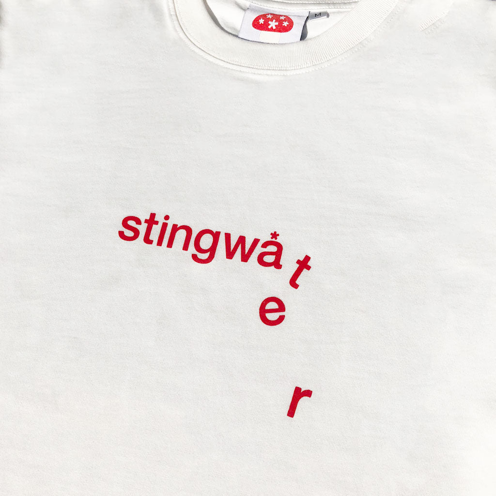 Classic Stingwater Melting Logo T-Shirt White