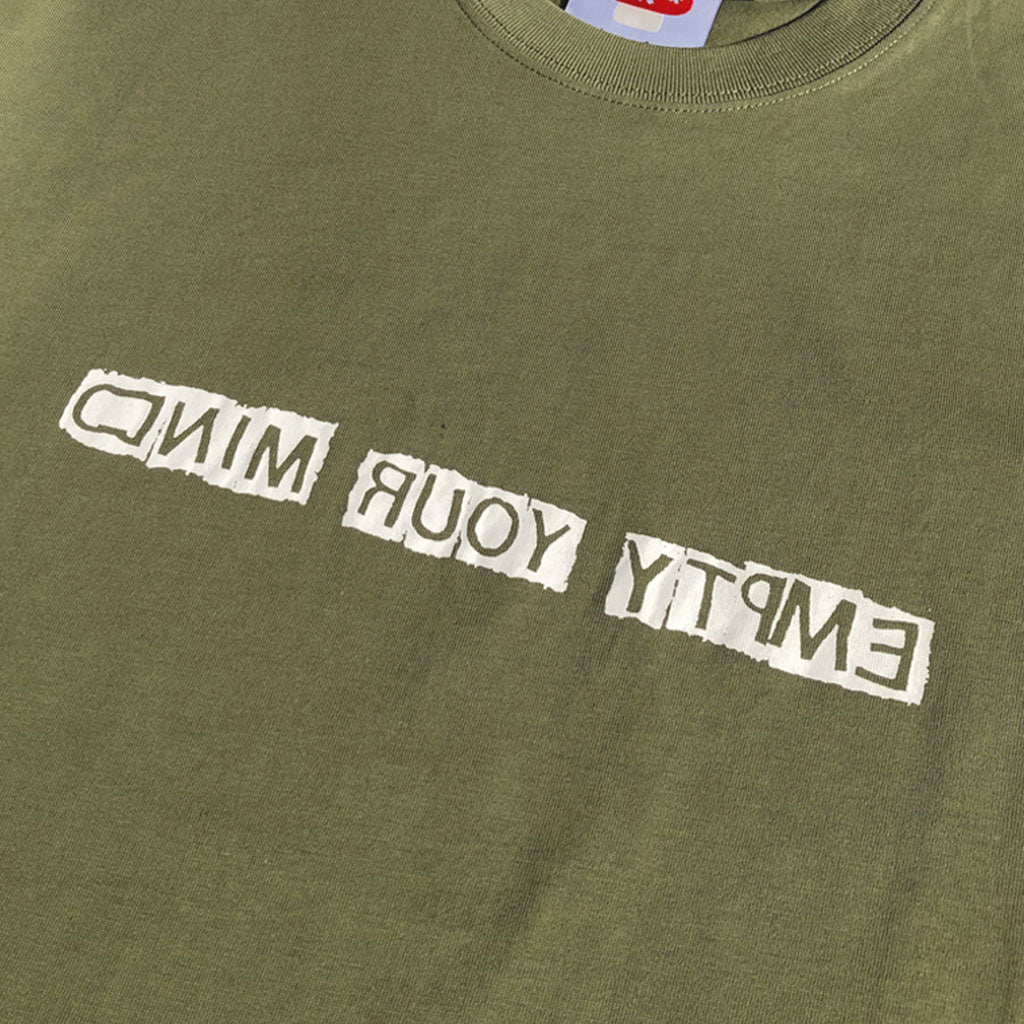 Empty Your Mind T-Shirt Olive Green