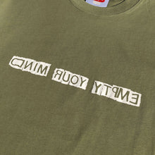 Load image into Gallery viewer, Empty Your Mind T-Shirt Olive Green
