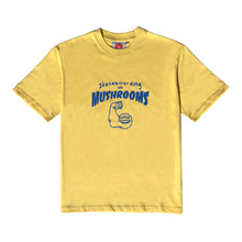 Load image into Gallery viewer, Skateboarding on Mushrooms T-Shirt Ghee Yellow
