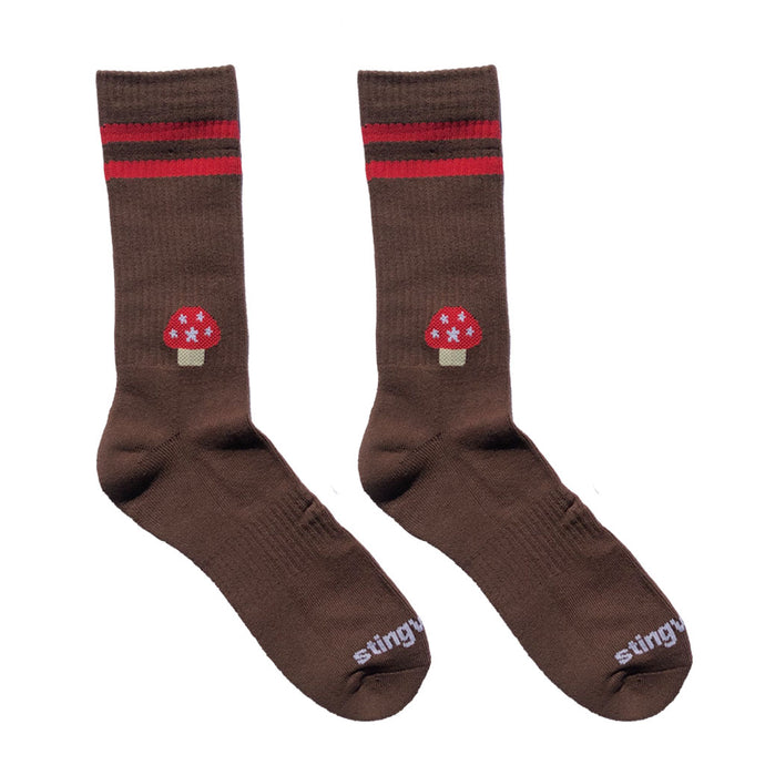 Athletic Aga Socks Brown