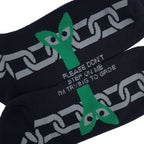 Aapi in Chains Socks Black
