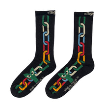 Load image into Gallery viewer, Aapi in Chains Socks Black/Multi
