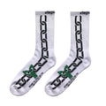 Aapi in Chains Socks White