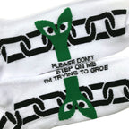 Aapi in Chains Socks White
